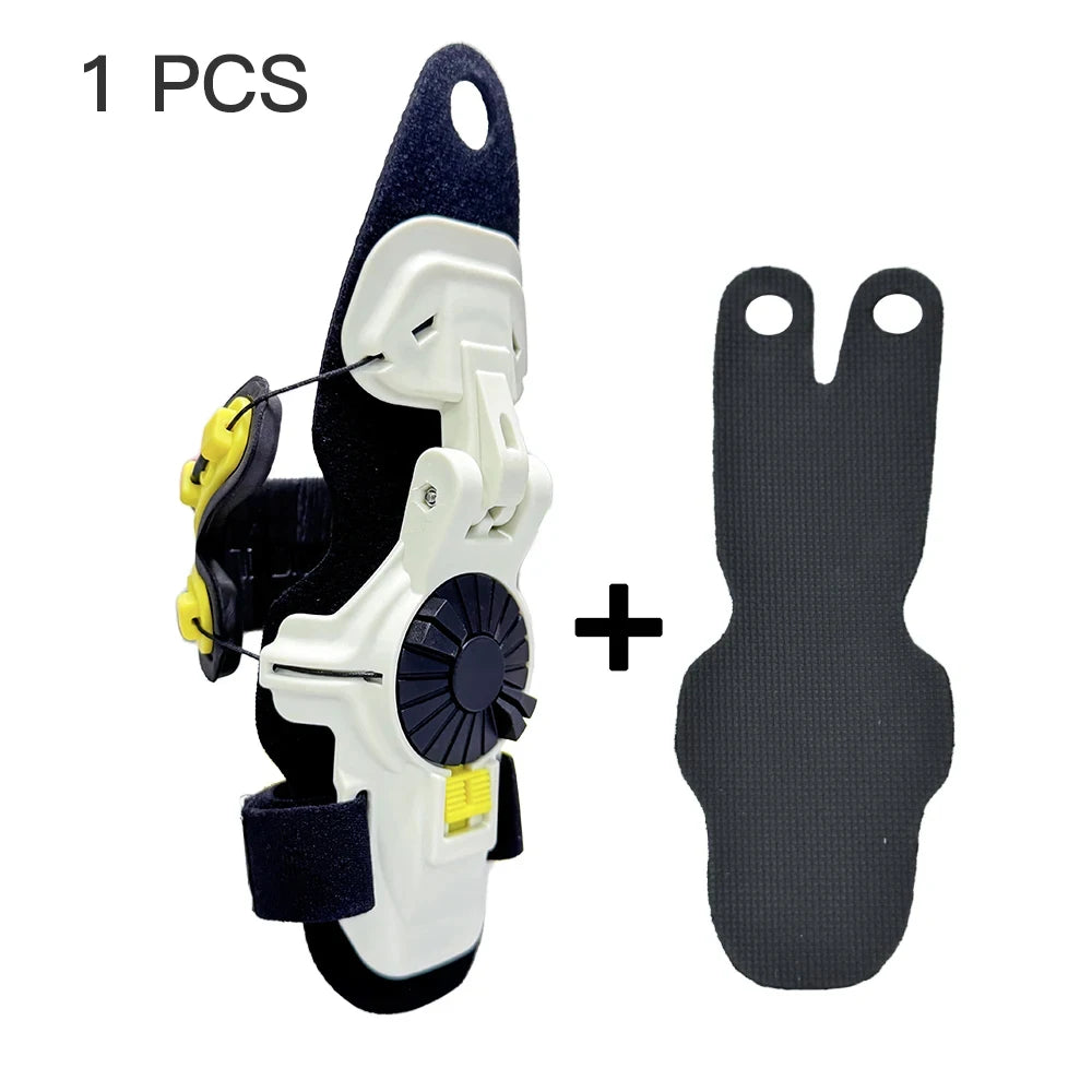 Motorcycle wrist guard X8 wrist support white acid yellow  M/L motorcycle protective equipment