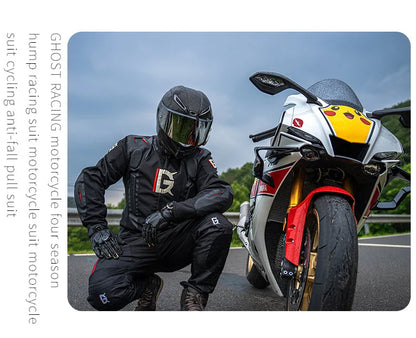 Motorcycle Jacket Winter Cold-proof Motorbike Racing Clothing Moto Motocross ... | Henderson Shop