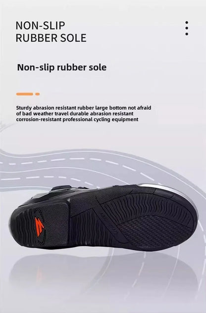 BENKIA Motorcycle Boots Men Professional Track Riding Botas