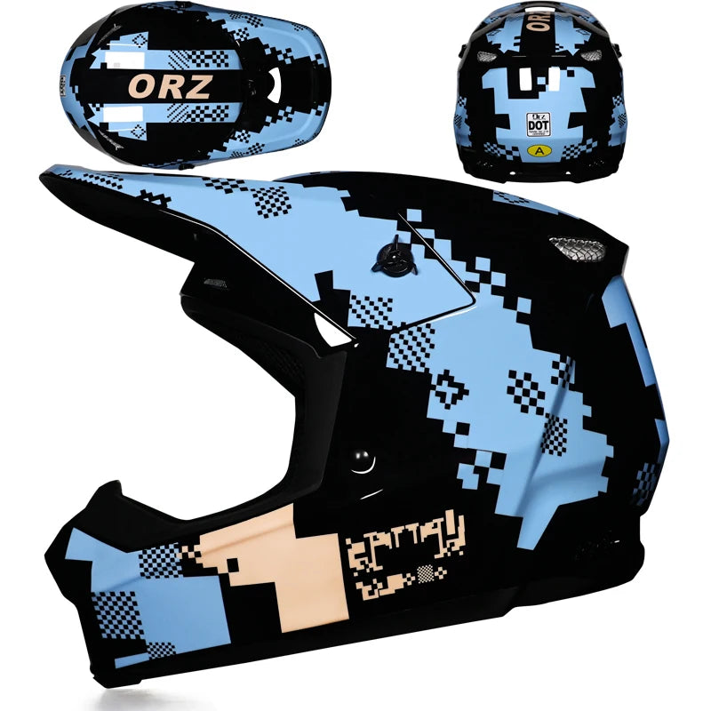 Motorcycle Helmet Professional Motocross Off Road Helm Children Off-road Casque Capacete De Motocicleta