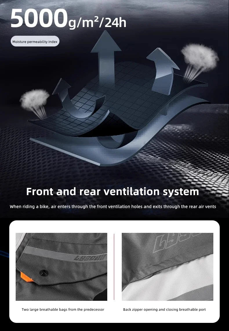 Hendersonshop LYSCHY Motocross Jacket Pants Autumn Winter Waterproof Warm Motorcycle Riding