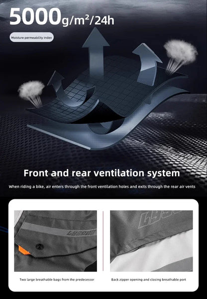 Hendersonshop LYSCHY Motocross Jacket Pants Autumn Winter Waterproof Warm Motorcycle Riding