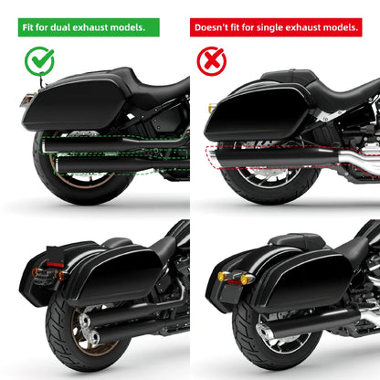 Saddlebags Bags For Harley Street Bob 2018-2024 2020 2022 2023 Softail Standsrd 2018-2024 2019 2020 2021 2023