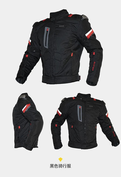 Helmets - Waterproof Men Motorcycle Jackets Windproof Motorcycle Rally Clothes Detachable Warm