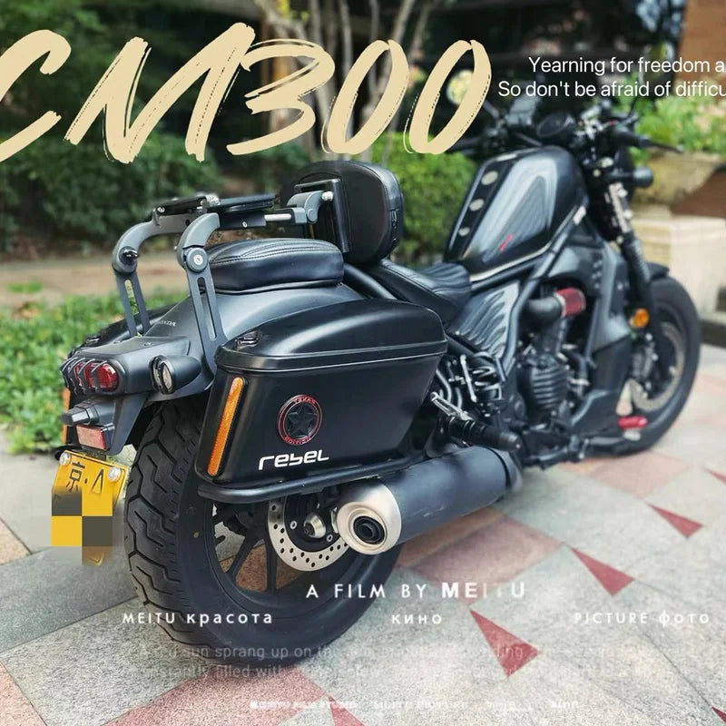 Motorcycle Luggage SaddleBags For Honda CMX1100 Rebel CM1100 2020-2023 Traveling Side Bag 19.5L High-capacity