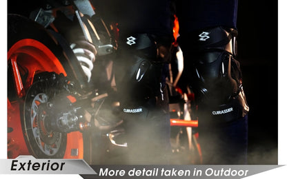 Cuirassier Motorcycle Knee Guards | Reflective - View 20 | Henderson Shop