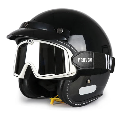 Vintage Half Face Helmet | Breathable - View 24 | Henderson Shop