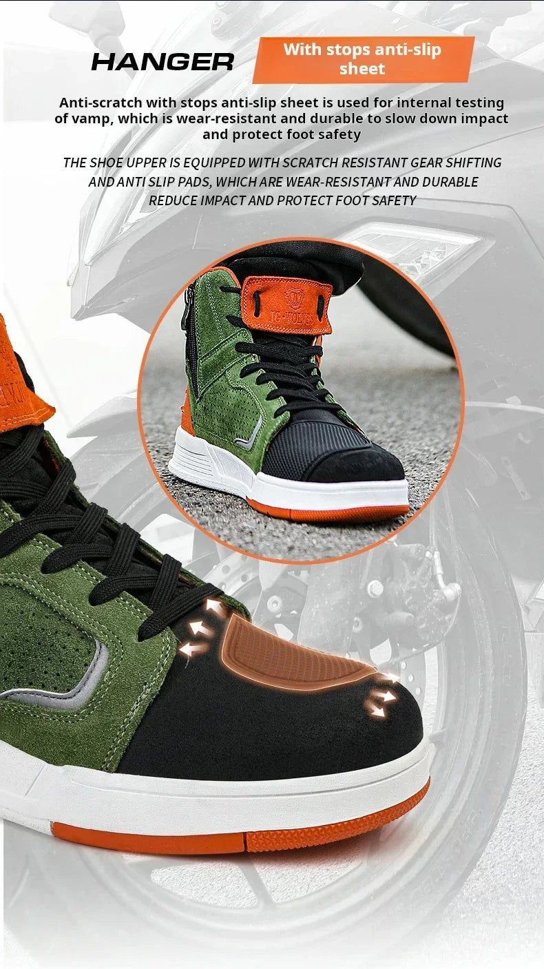 Motorcycle Riding Boots | Breathable - View 15 | Henderson Shop