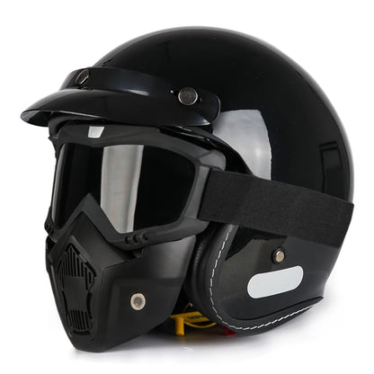 Vintage Half Face Helmet | Breathable - View 4 | Henderson Shop