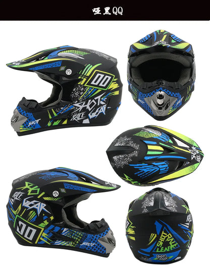 Helmets - 2019 New Flip Up Motorcycle Helmet Children motocross Off Road