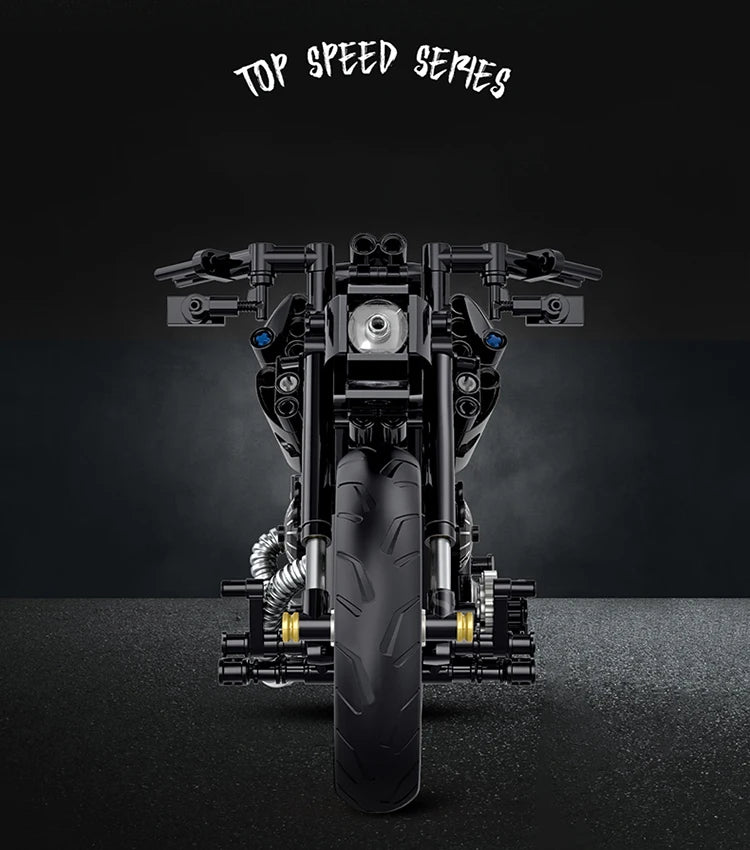 500+pcs 1:8 technology motorcycle block model;highly simulate the original ca... | Henderson Shop