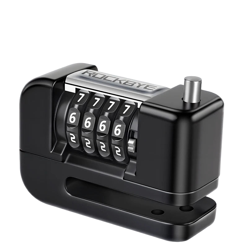 Motorcycle Alarm Lock 110dB - alternate view showing motorcycle disc lock features and details