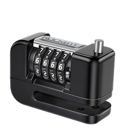 Motorcycle Alarm Lock 110dB - alternate view showing motorcycle disc lock features and details