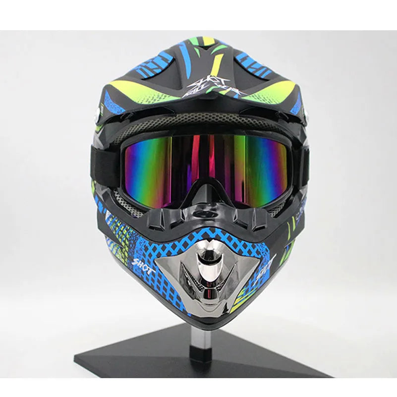 Helmets - 2019 New Flip Up Motorcycle Helmet Children motocross Off Road