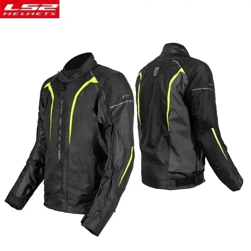 Hendersonshop LS2 Winter Motorcycle Jacket Men Women Waterproof Windproof Biker Jacket