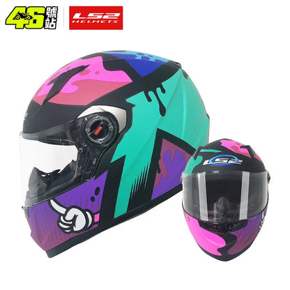 Helmets - LS2 Full Face Capacete Masculino ls2 FF358 Motocross Racing Man