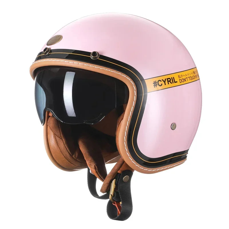 Vintage Half Face Helmet | DOT Certified & ECE Certified - View 18 | Henderson Shop
