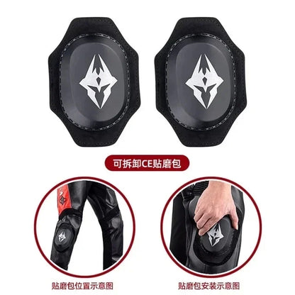 Hendersonshop Motorcycle Jacket Male Waterproof Winter Warm Racing Suit Motorcycle Female