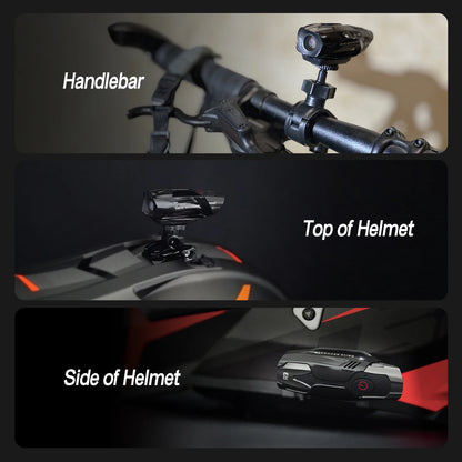 TNICER R3 Action Camera 1080P WiFi, Motorcycle Bike Bicycle Helmet Camcorder