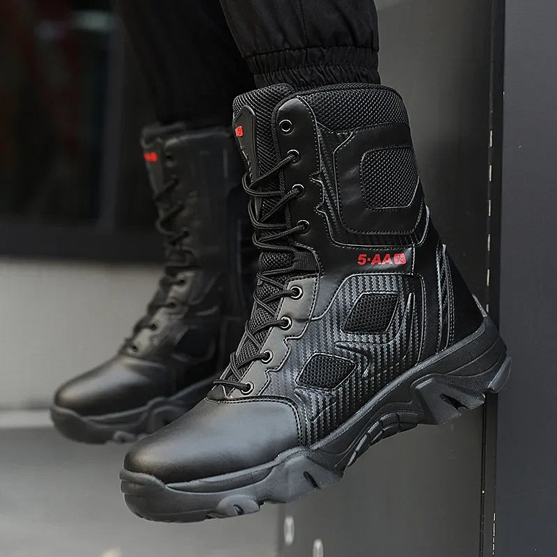 Men Male masculine  Botas Tacticas Hombre Militar Masculine sneakerMotorcycle Ankle Combat Boots Black Botas Militares Hombre