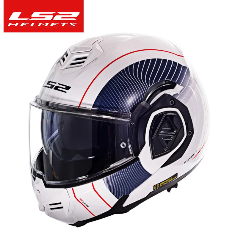 Hendersonshop LS2 FF906 Advant Flip Up Face Helmets ECE Motorcycle Modular