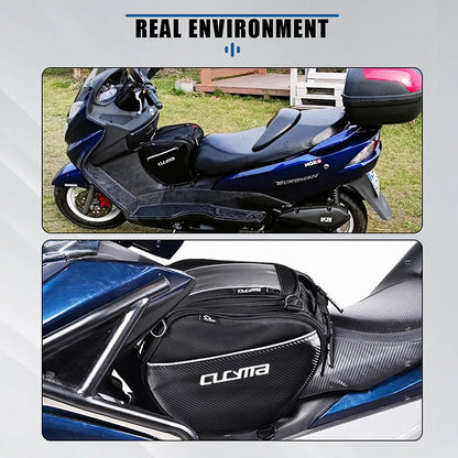 Scooter Tunnel Bag EVA Hard Shell Motorcycle Fuel Tank Bag Pedal Saddle Bag for Yamaha XMAX 125 250 300 400 NMAX 125 155 160