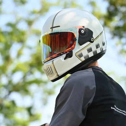 Harley Vintage Half Face Helmet | DOT Certified - View 4 | Henderson Shop