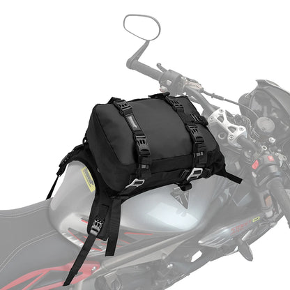 Rhinowalk Tank Bag - installation view showing motorcycle tank bag features and details