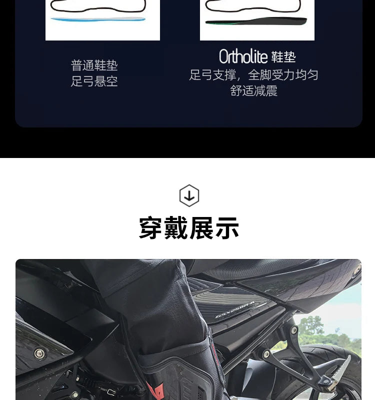 DUHAN New Motorcycle Boots Wear Resistant And Anti Fall Motorcycle Riding Boots Men Motocross Racing Boots