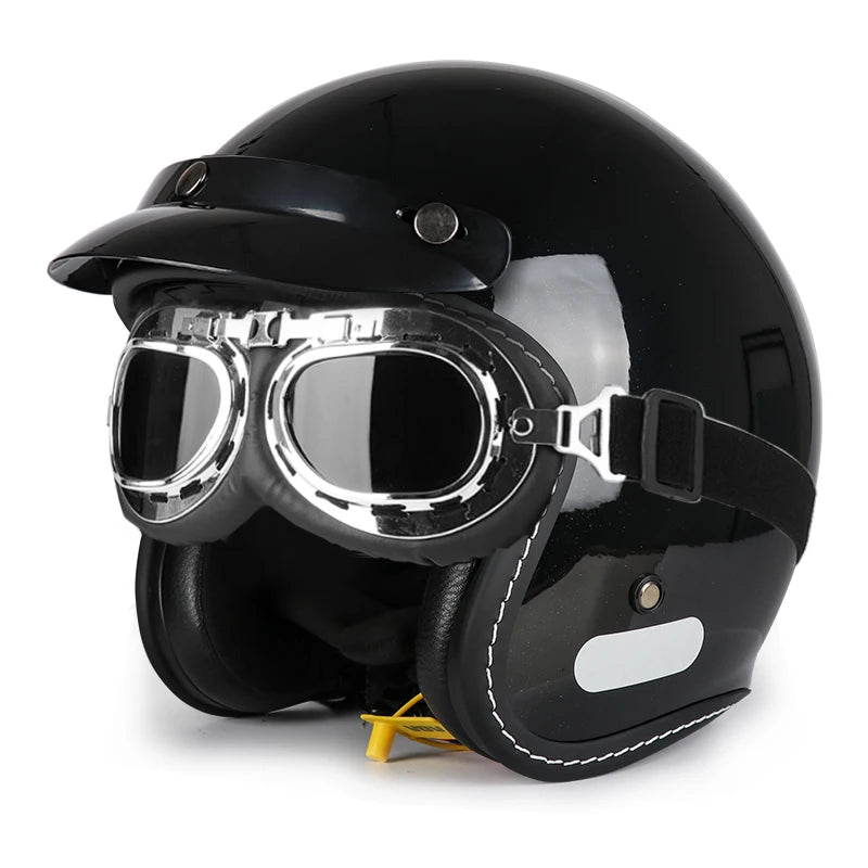 Vintage Half Face Helmet | Breathable - View 18 | Henderson Shop