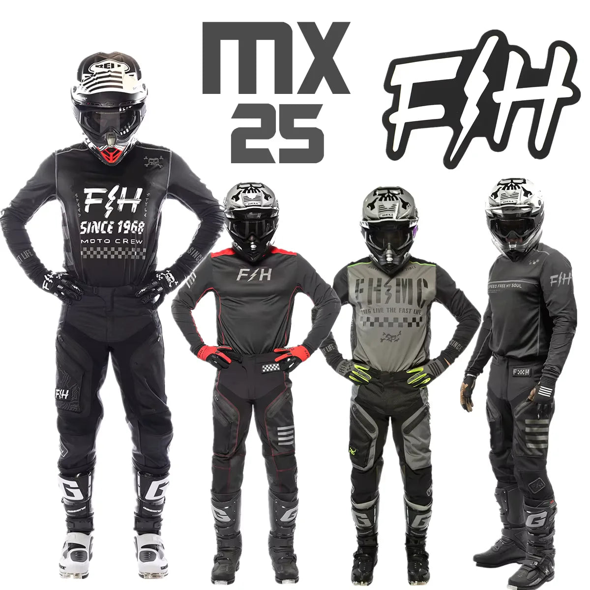 2026 shift MX Off Road Motocross Gear Moto Kit FH Enduro Jersey