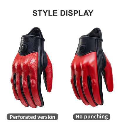 Leather Motorcycle Gloves | Leather & Breathable - View 5 | Henderson Shop