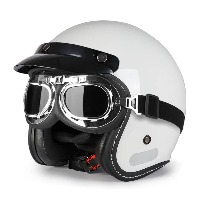 Vintage Half Face Helmet | Breathable - View 16 | Henderson Shop