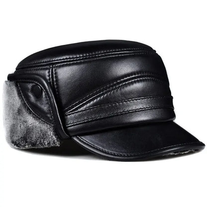 Motorcycle Cap | Leather & Winter - View 24 | Henderson Shop