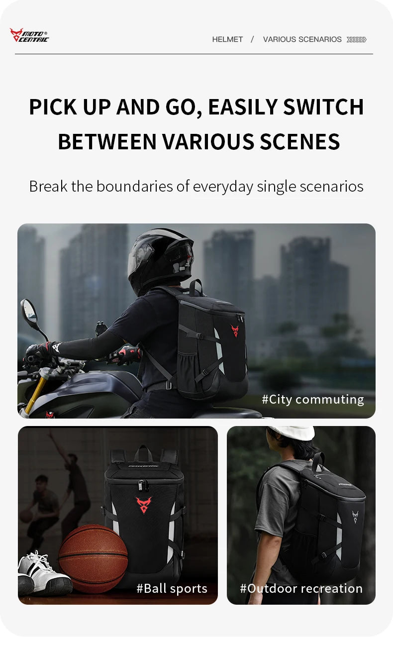 Motorcycle Helmet | Waterproof & Reflective - View 10 | Henderson Shop