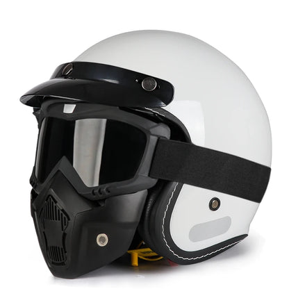 Vintage Half Face Helmet | Breathable - View 13 | Henderson Shop