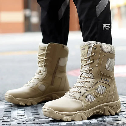 Men Male masculine  Botas Tacticas Hombre Militar Masculine sneakerMotorcycle Ankle Combat Boots Black Botas Militares Hombre