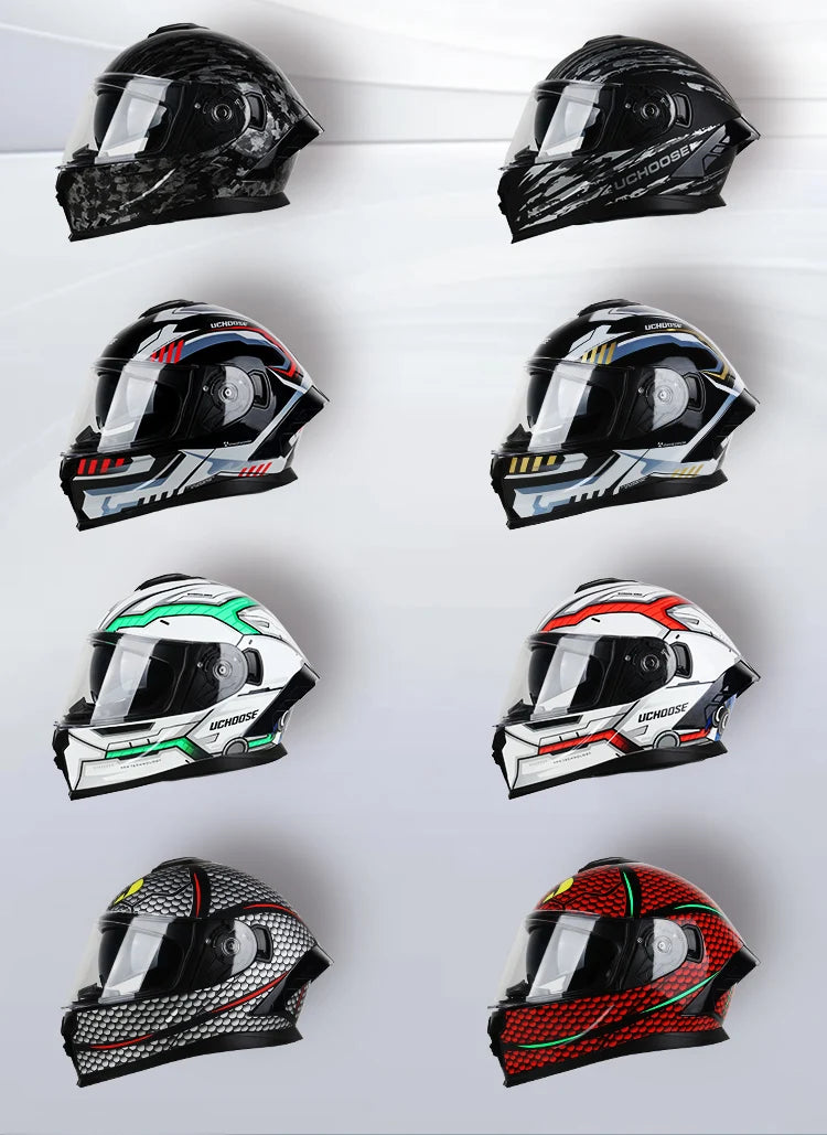 Flip Up Motorcycle Helmet Double Lens Modular Flip Full Face Helmet High Quality DOT Approved Moto Cascos Motociclistas