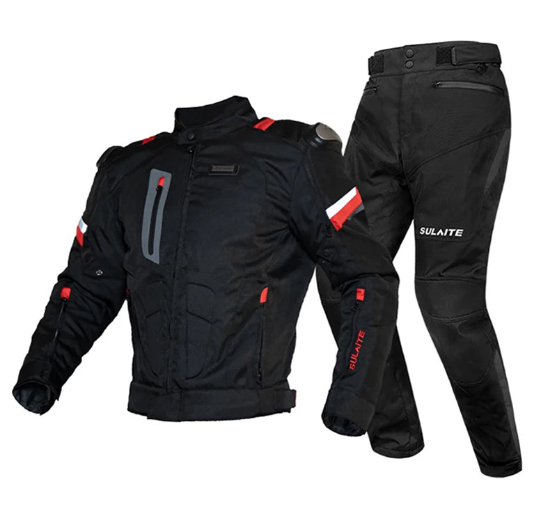 Helmets - Waterproof Men Motorcycle Jackets Windproof Motorcycle Rally Clothes Detachable Warm