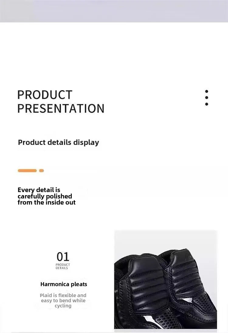 BENKIA Motorcycle Boots Men Professional Track Riding Botas