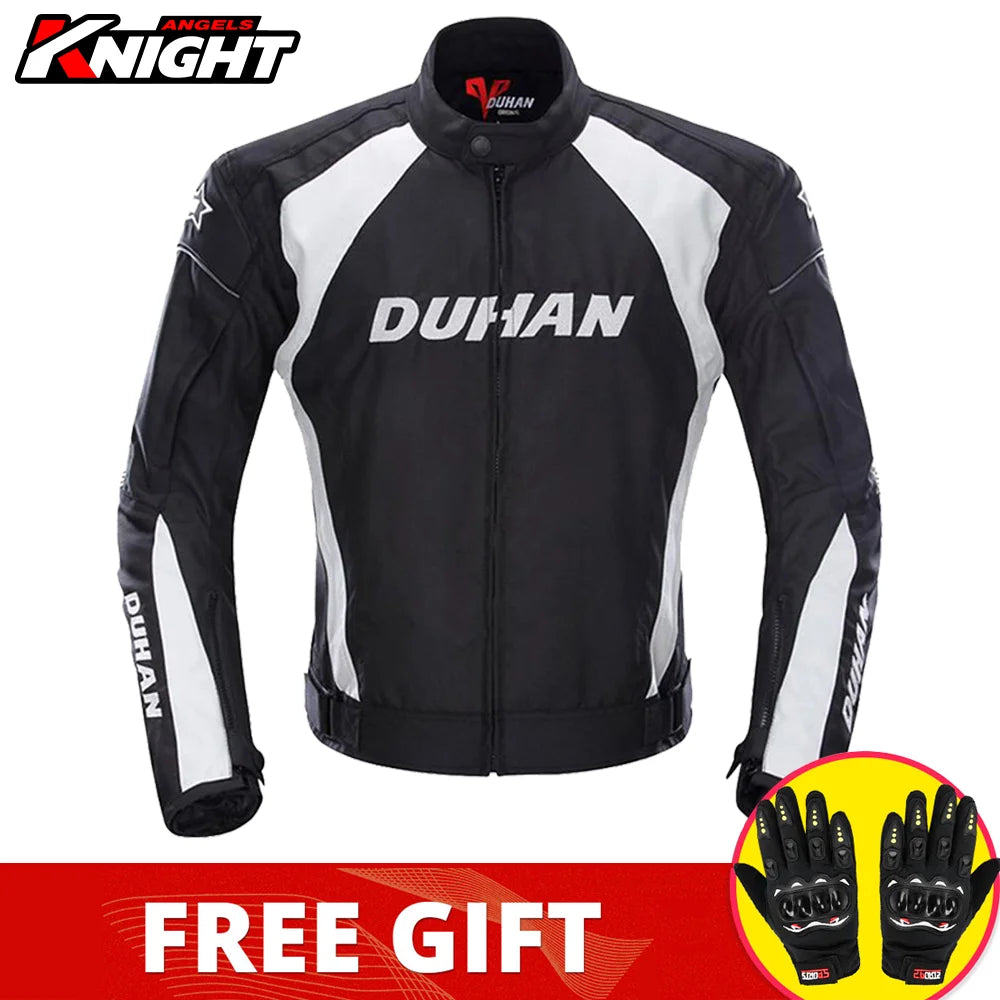 Hendersonshop DUHAN Motorcycle Jacket Pants Suit Waterproof Racing Jacket Protective Motocross