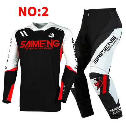 motocross set for child MX Jersey and Pants children Youth MTB DH UTV Enduro MX Gear Set Combo Off Road Racing Suit Dirt Bike
