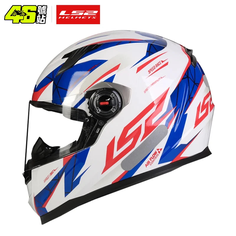 Helmets - LS2 Full Face Capacete Masculino ls2 FF358 Motocross Racing Man
