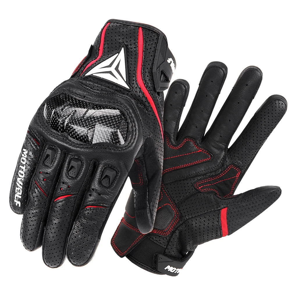 Leather Motorcycle Gloves | Waterproof & Leather - View 8 | Henderson Shop