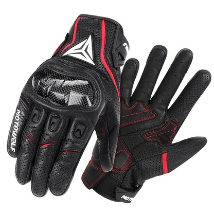 Leather Motorcycle Gloves | Waterproof & Leather - View 8 | Henderson Shop