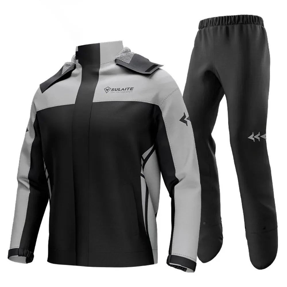 Waterproof motorbike Rain Clothing Reflective Motorcycle Suit Breathable And Comfortable Ultra-thin Raincoat For Biker Cycling
