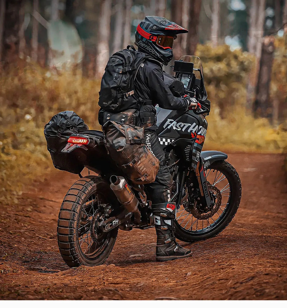 Rhinowalk Motorcycle Bag 100%Waterproof 18L/28L/48L Large Capacity 2 Pcs Univ... | Henderson Shop