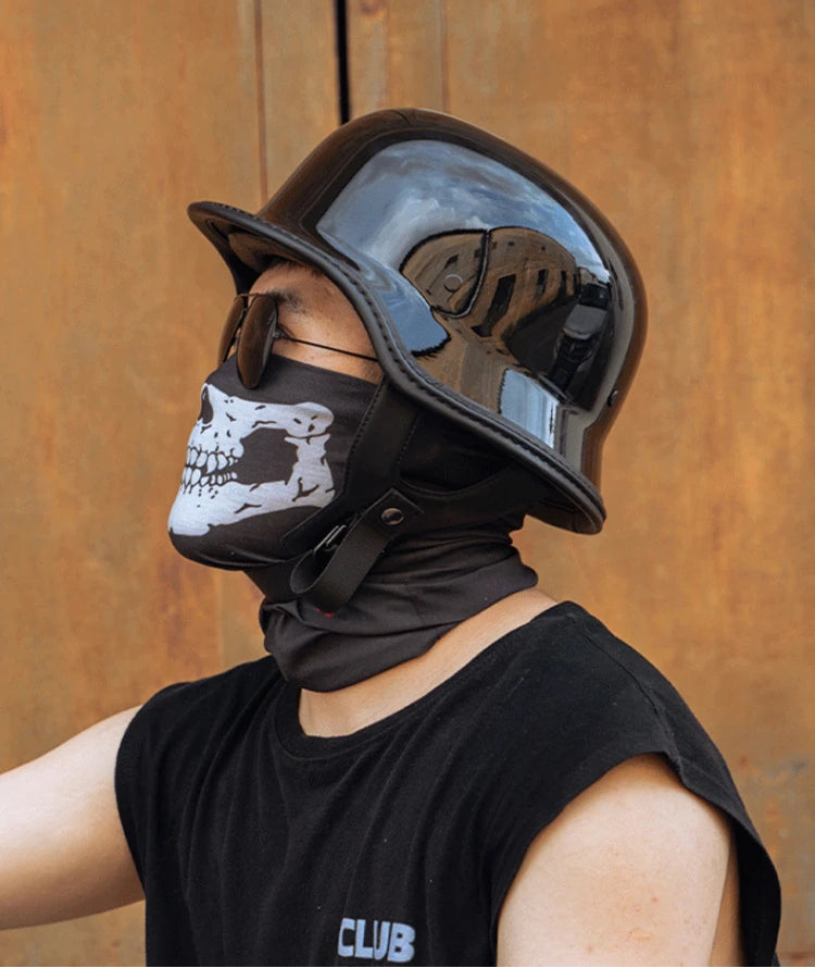 Harley Vintage Half Face Helmet | Summer - View 9 | Henderson Shop