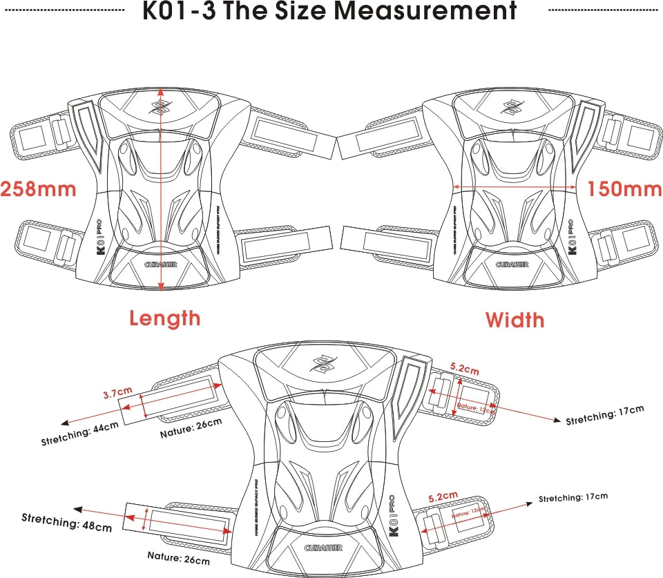 Cuirassier Motorcycle Knee Guards | Reflective - View 11 | Henderson Shop