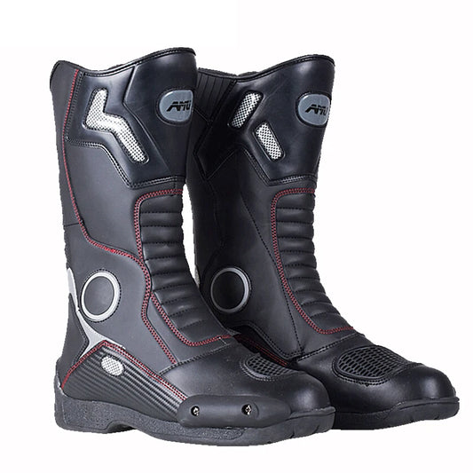 AMUMOTO Motorcycle Riding Boots Men's And Women's Pull Motorcycle